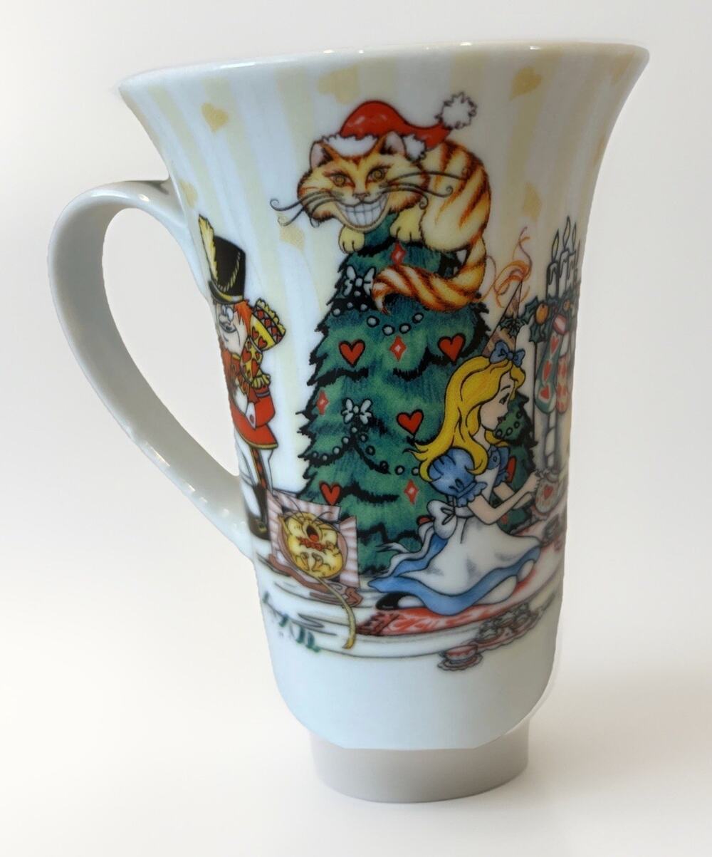 NEW Alices Christmas Tea Party Mug Paul Cardew Alice in Wonderland